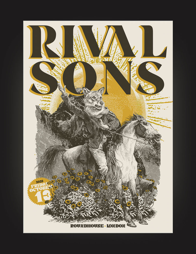 RIVAL SONS "London, at Roundhouse" Poster