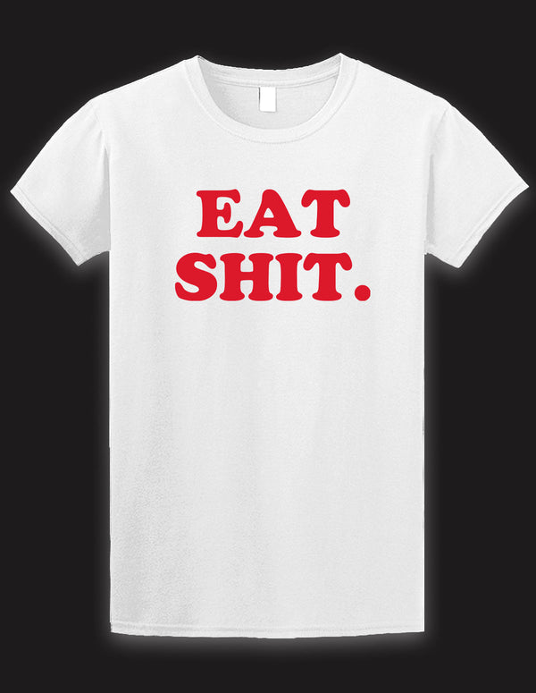 THE BRIAN JONESTOWN MASSACRE “Eat Shit” T-Shirt WHITE