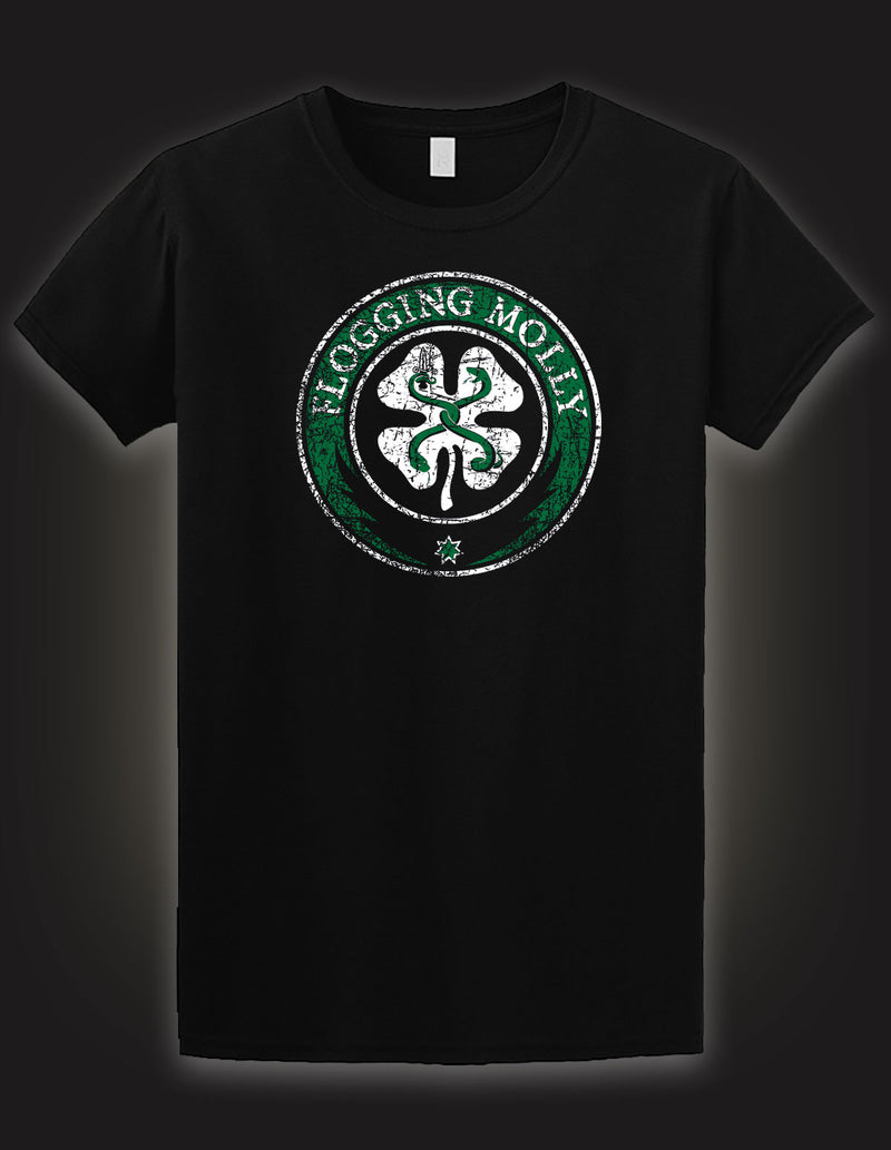FLOGGING MOLLY "Distressed Classic" T-Shirt BLACK