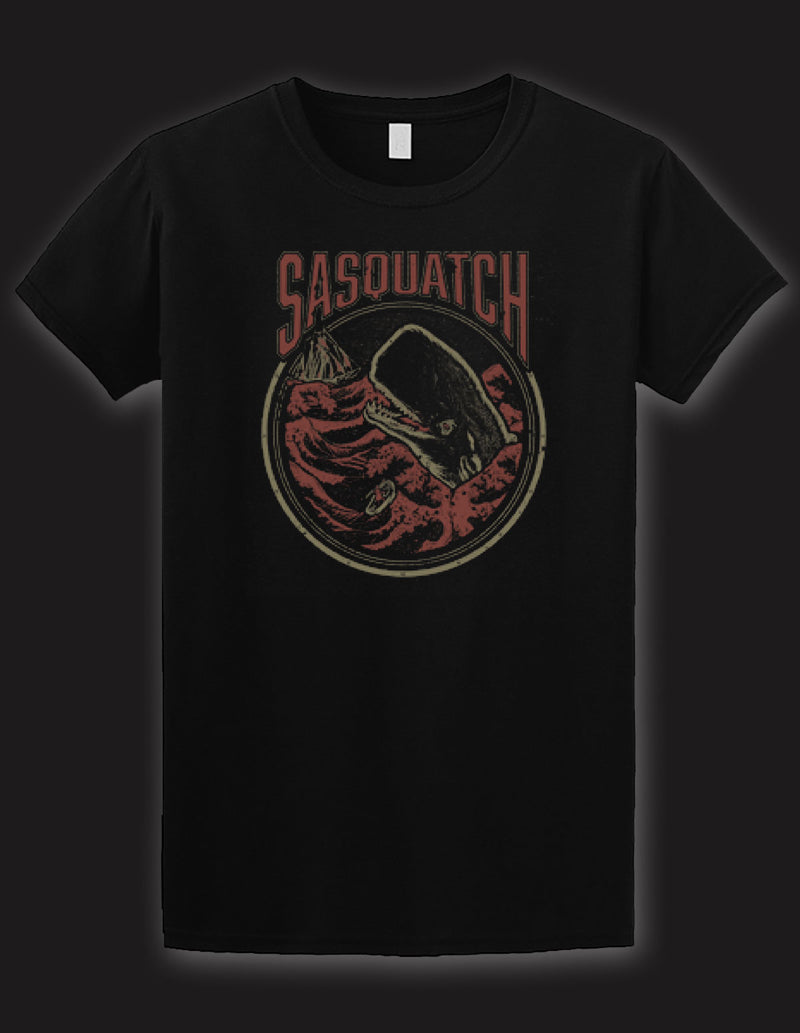 SASQUATCH "The Whale" T-Shirt BLACK