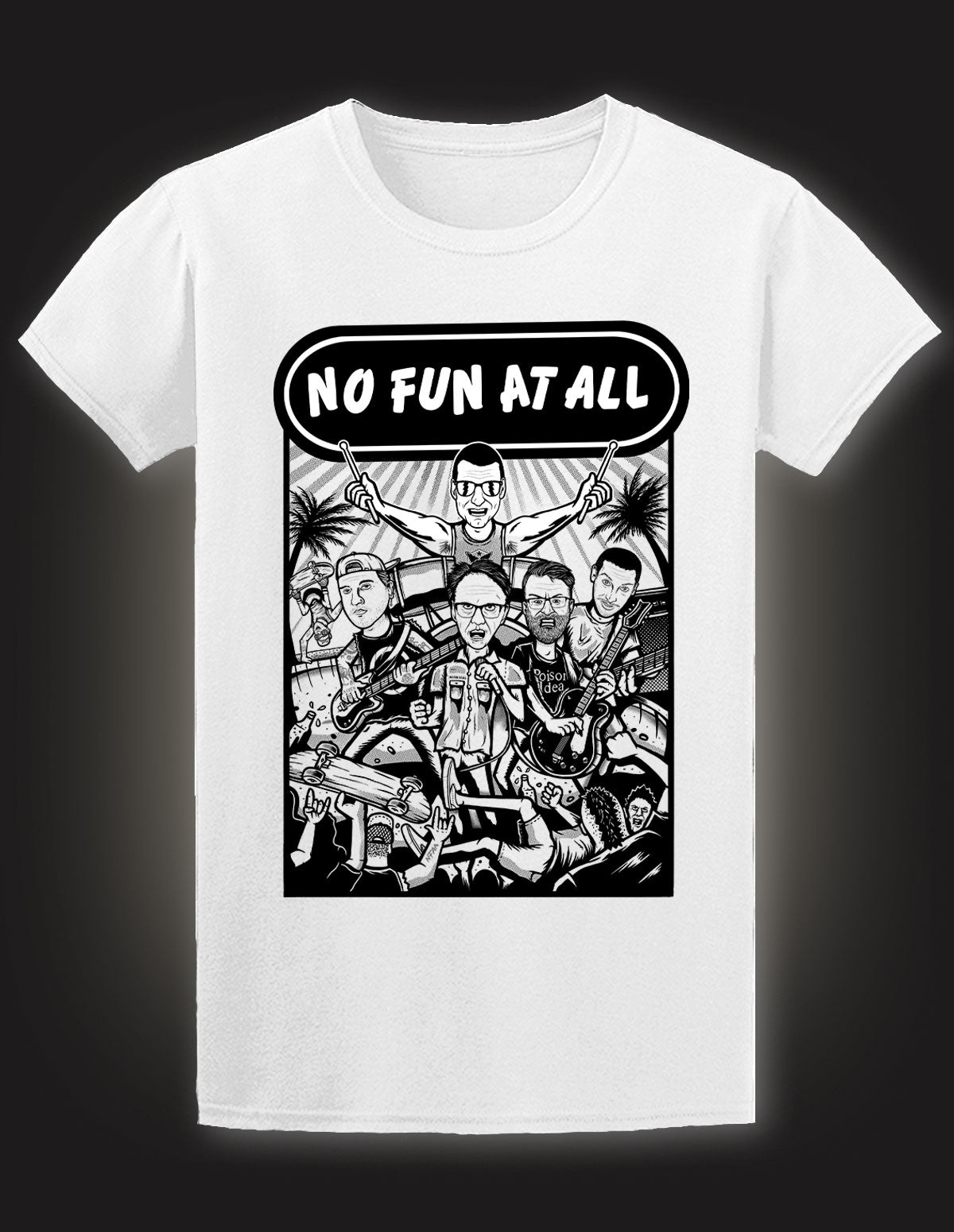 TSHIRT-NOFUNATALL-Skatepunk-