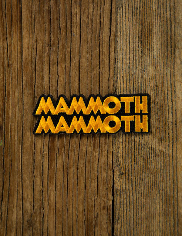 MAMMOTH MAMMOTH "Logo Cut Out" Patch GOLD