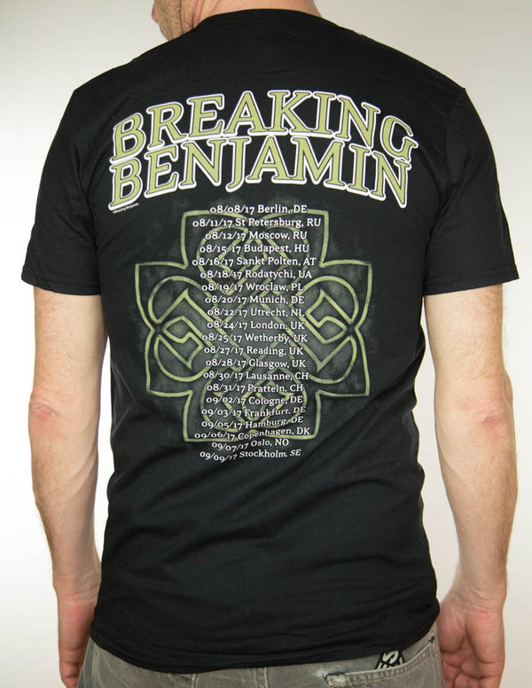 BREAKING BENJAMIN "Shield Tour" T-Shirt BLACK