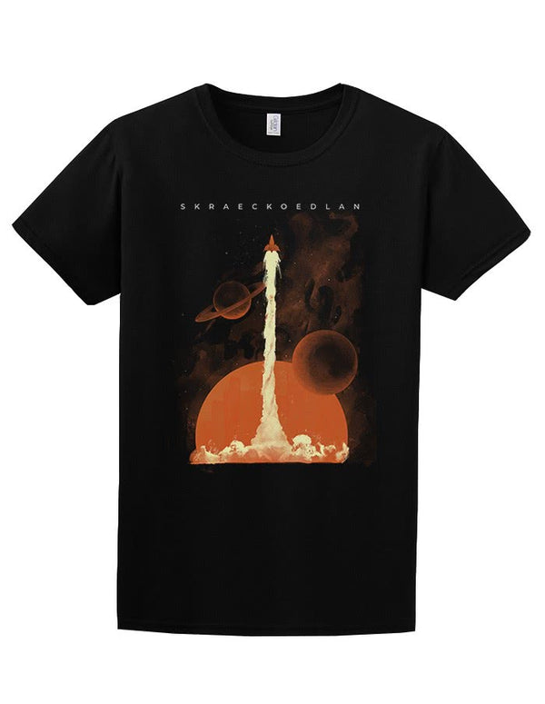 SKRAECKOEDLAN “Space Ship” T-Shirt BLACK