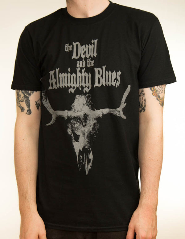 THE DEVIL AND THE ALMIGHTY BLUES "Moose Skull" T-Shirt BLACK