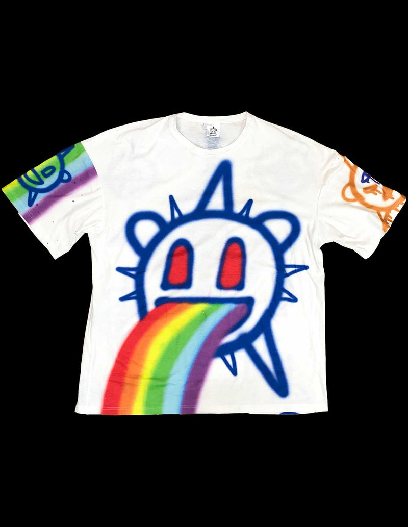 AYAEBOO "Rainbow Face" T-Shirt