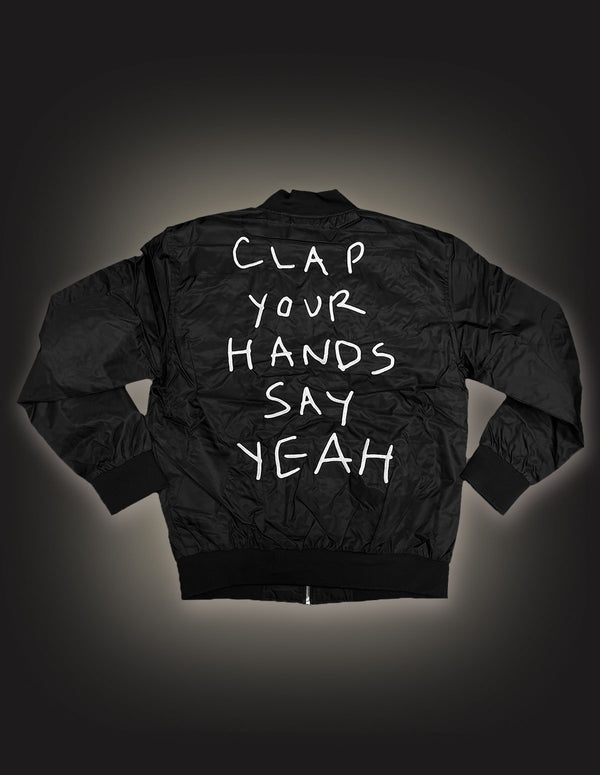 CLAP YOUR HAND SAY YEAH "20th Anniverary" Bomber Jacket BLACK