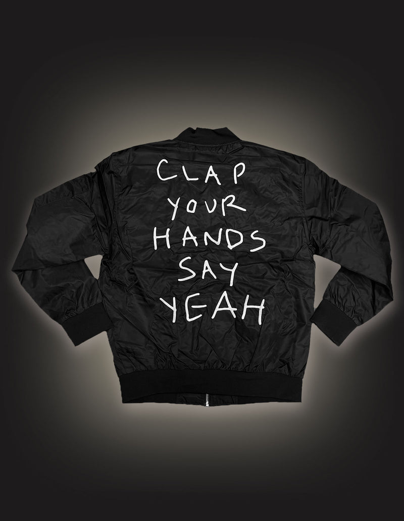 CLAP YOUR HAND SAY YEAH "20th Anniverary" Bomber Jacket BLACK