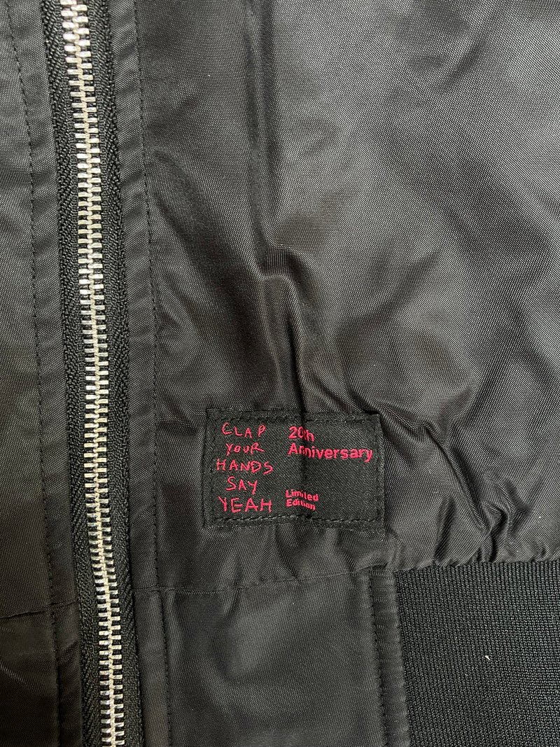 CLAP YOUR HAND SAY YEAH "20th Anniverary" Bomber Jacket BLACK