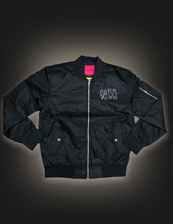 CLAP YOUR HAND SAY YEAH "20th Anniverary" Bomber Jacket BLACK