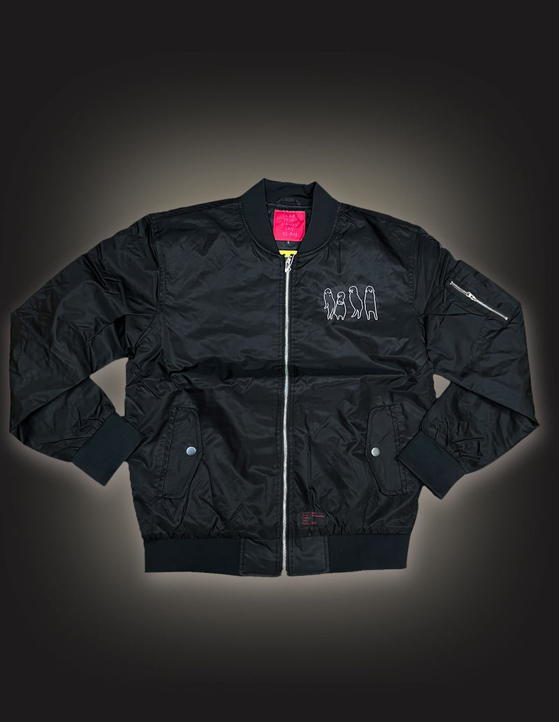CLAP YOUR HAND SAY YEAH "20th Anniverary" Bomber Jacket BLACK