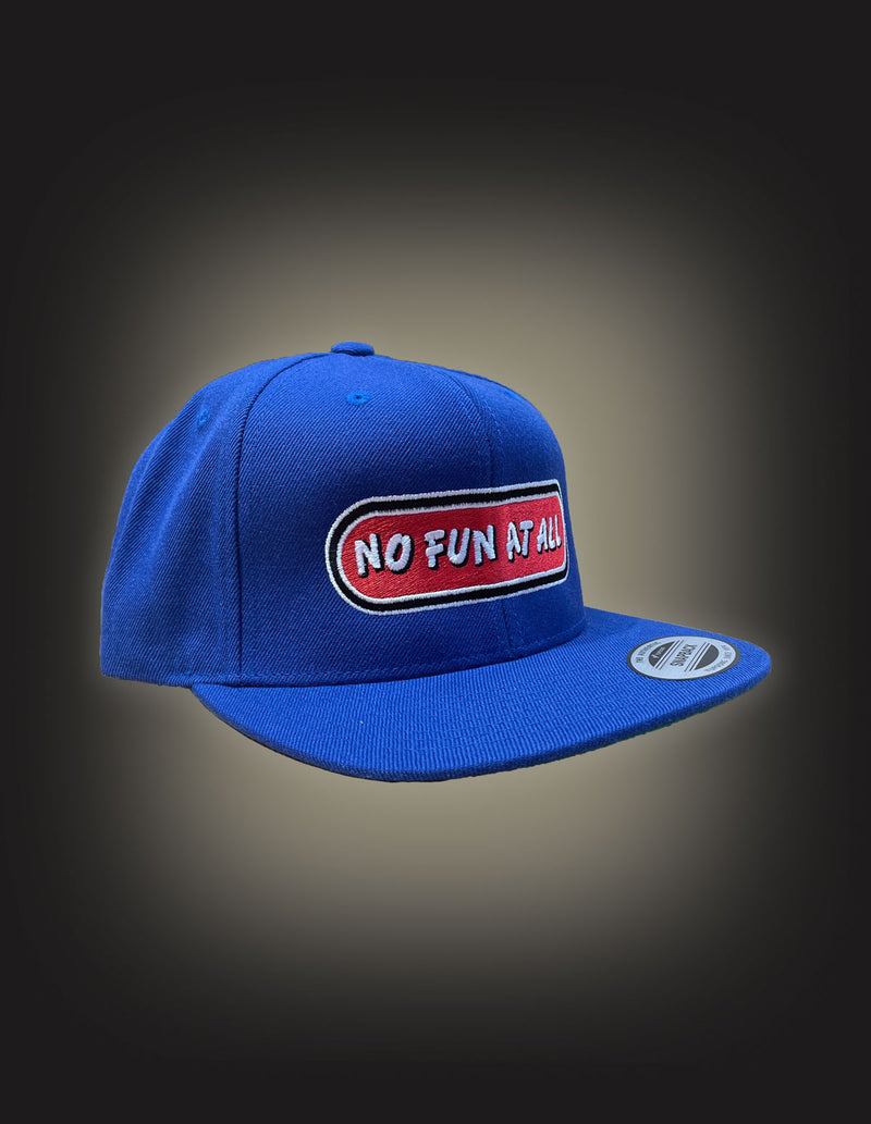 NO FUN AT ALL - "Classic Logo" Snapback ROYAL BLUE