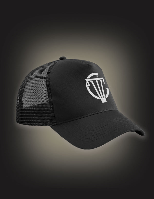 THE VINTAGE CARAVAN "TVC Logo" Trucker Hat BLACK