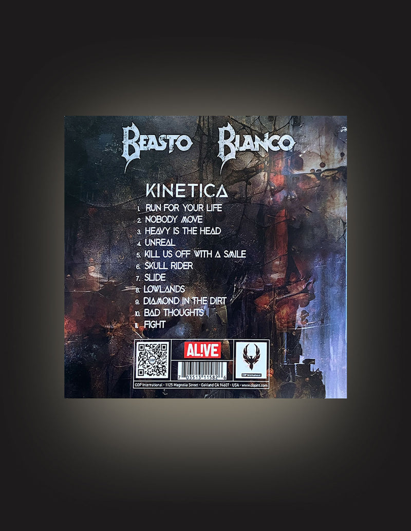 BEASTO BLANCO "Kinetica" CD (Signed)