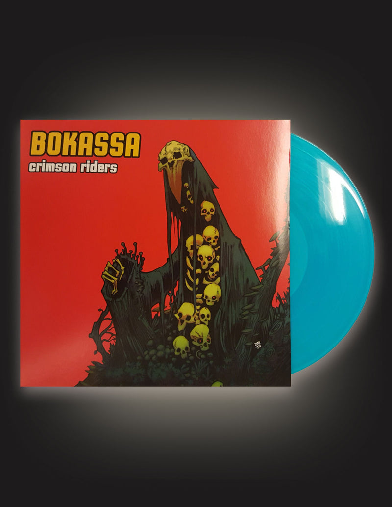 BOKASSA "Crimson Riders" Vinyl LP TURQUOISE