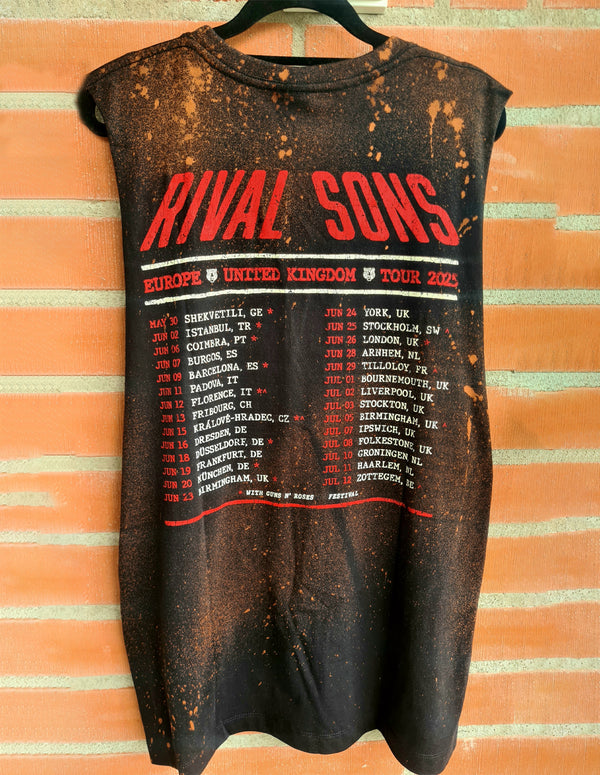 RIVAL SONS "Customized Tour 2025" T-Shirt BLACK