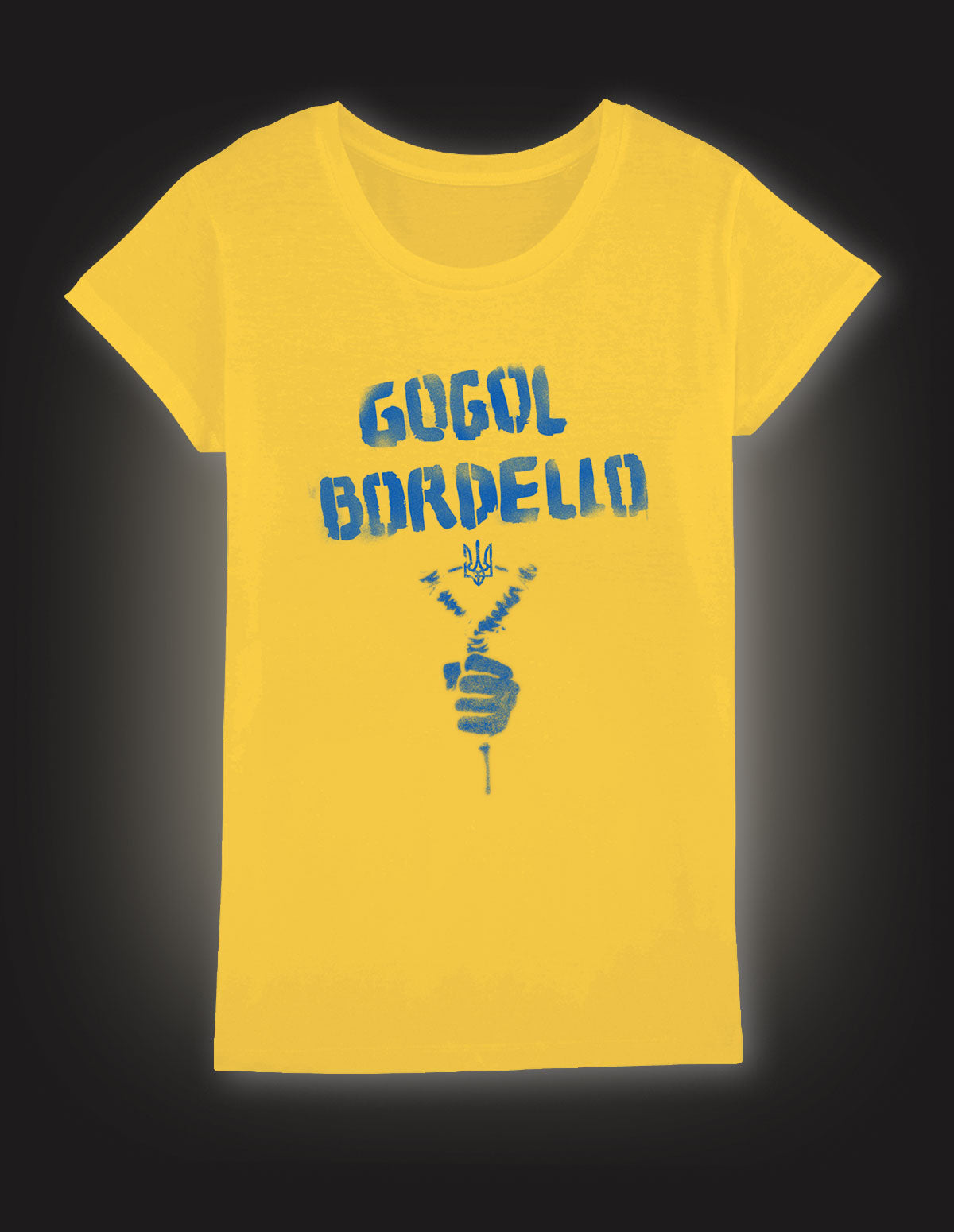 GOGOL BORDELLO Spray Girls Shirt YELLOW Lo Fi Merchandise