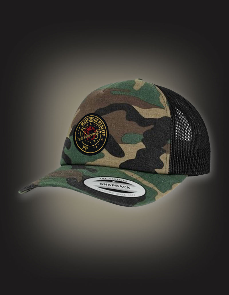 MASTERS OF REALITY "PP" Trucker Cap WOOD/CAMO/BLACK