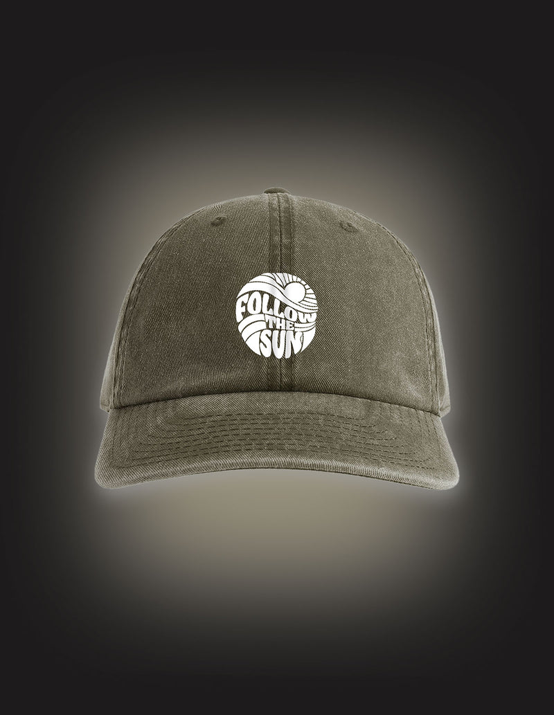 XAVIER RUDD "Follow The Sun" Dad Cap OLIVE