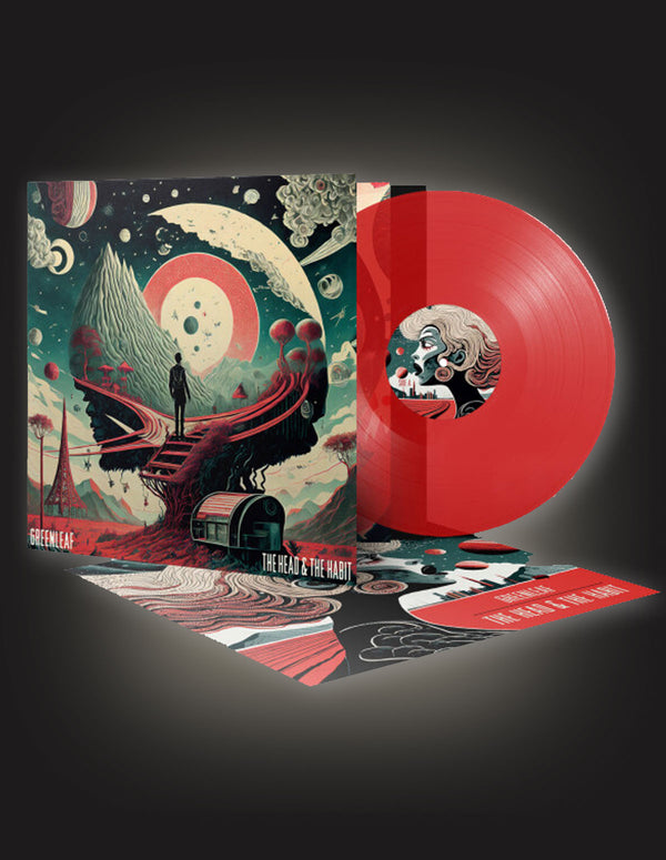 GREENLEAF "The Head & The Habit" Vinyl LP TRANS RED