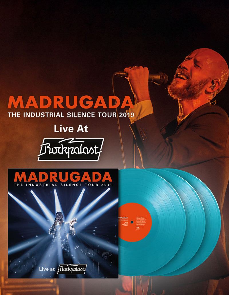 MADRUGADA "The Industrial Silence Tour 2019" Vinyl 3xLP TURQUOISE