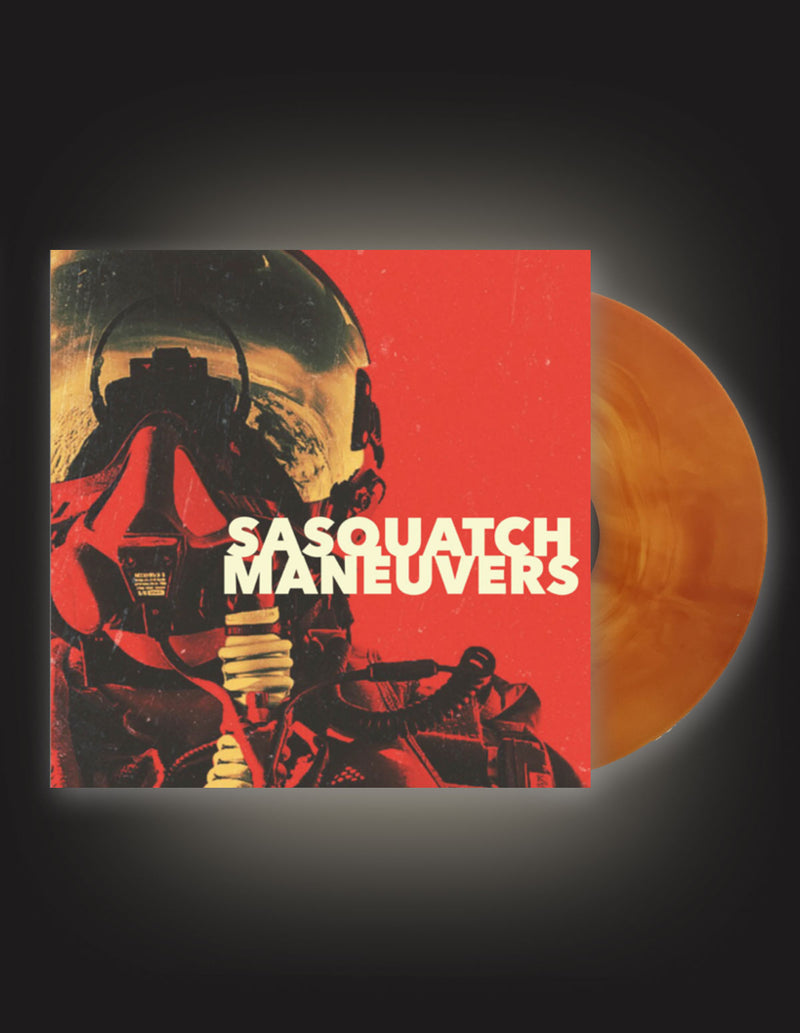 SASQUATCH "Maneuvers" Colored VINYL LP (Galaxy (Transparent Yellow/Oxblood mix))