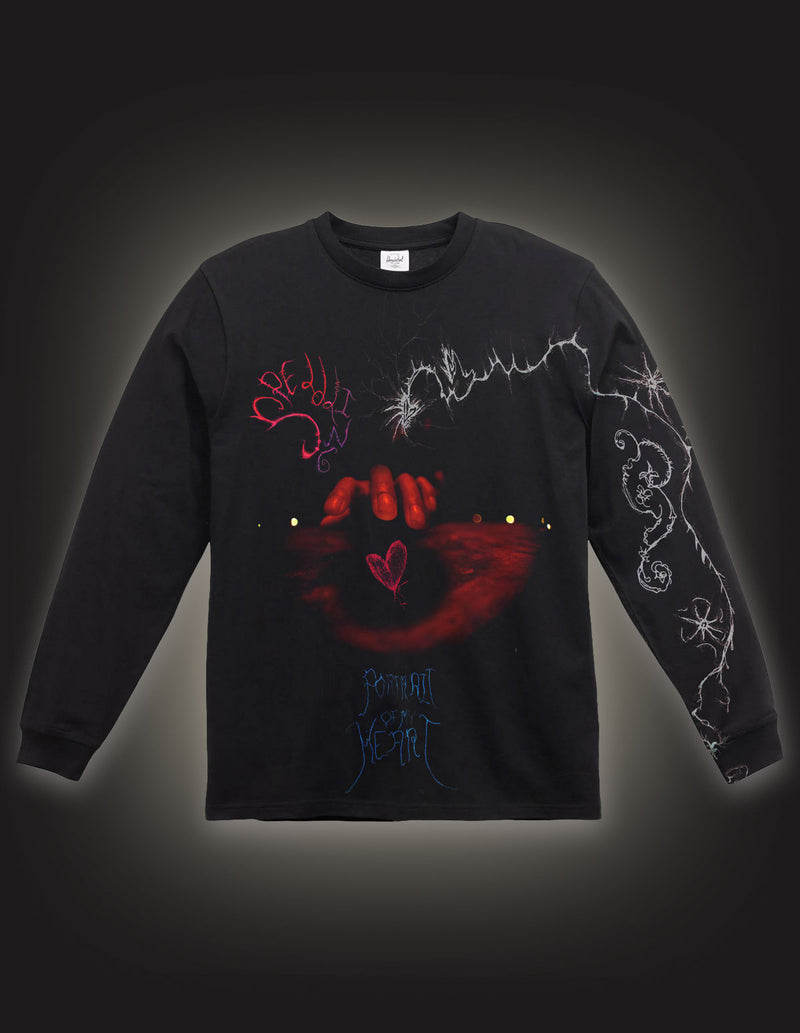 SPELLLING "Portrait Of My Heart" Longsleeve BLACK