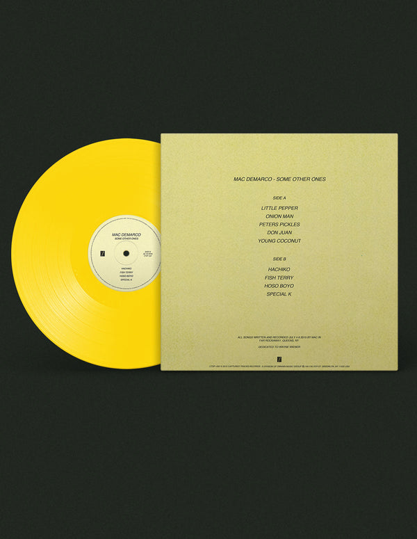 MAC DEMARCO "Some Other Ones" Ltd Vinyl LP CANARY YELLOW