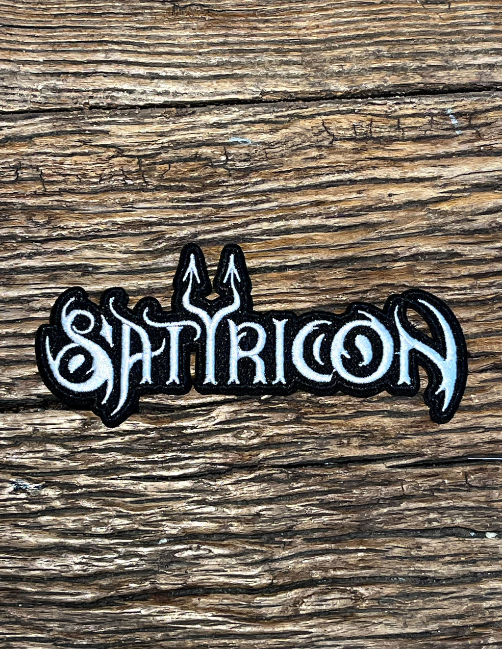Patch Brodé Satyricon - Accessoire Métal Noir Pour Vêtements Et Sacs - Style Gothique Metal Extrême - 6