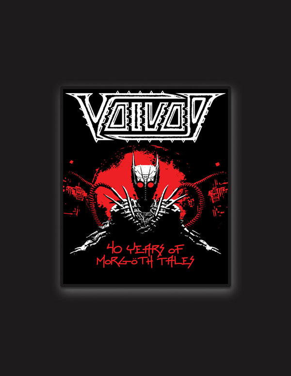 VOIVOD "40 years of Morgöth Tales" Patch RED/BLACK