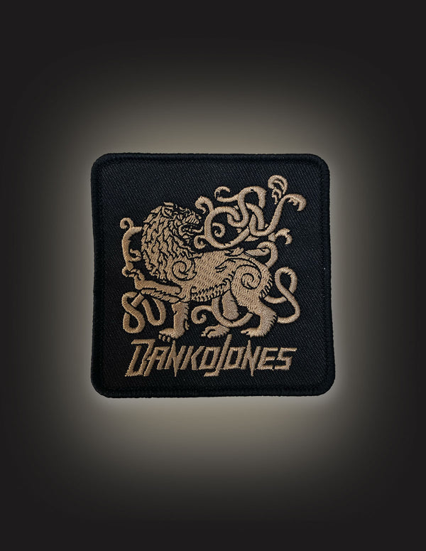 DANKO JONES "Leo Rising" Patch BLACK/GOLD