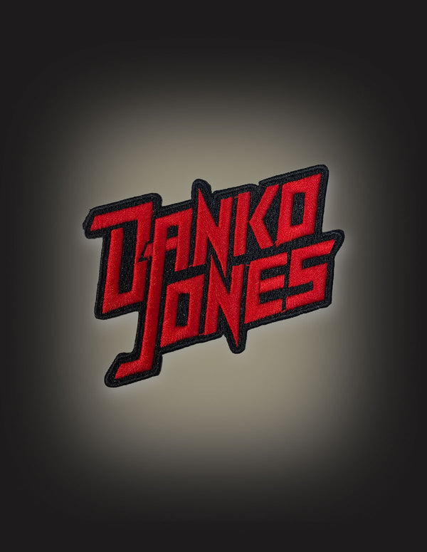 DANKO JONES "Classic Metal Font" Pacth RED/BLACK