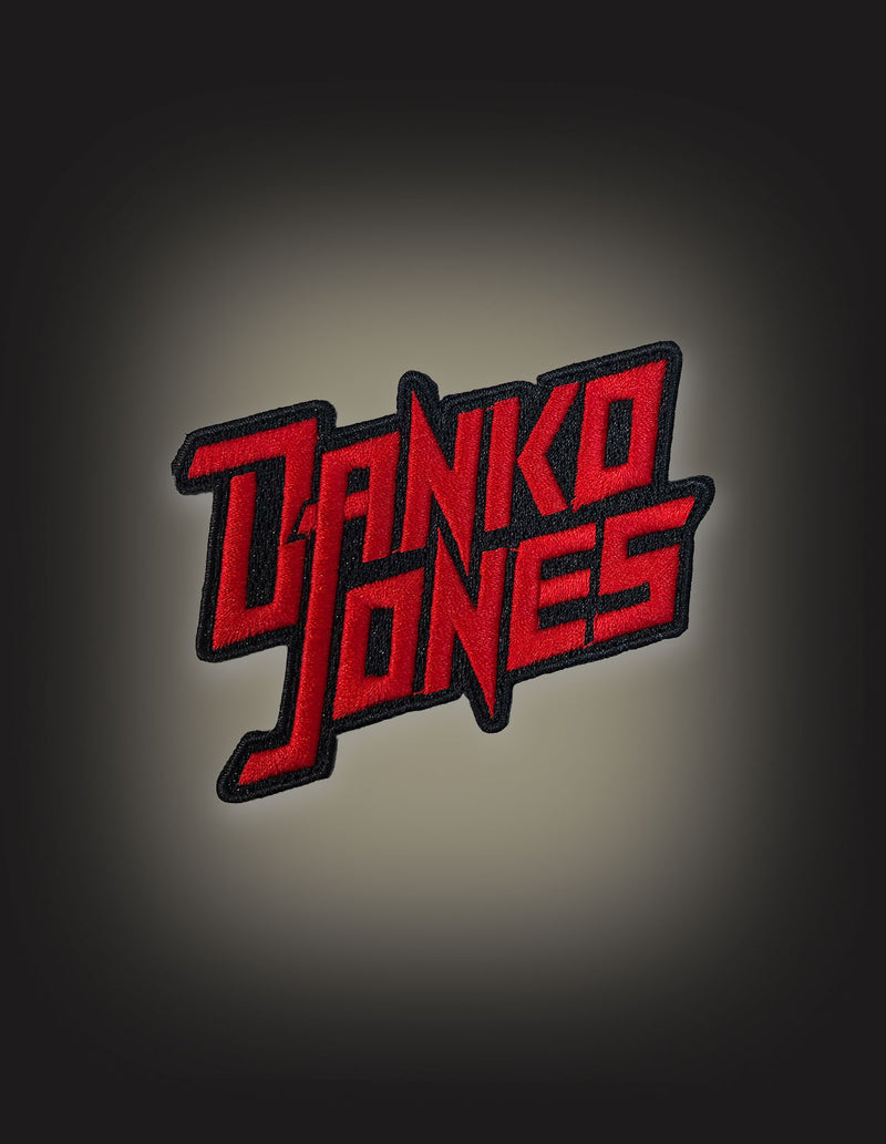 DANKO JONES "Classic Metal Font" Pacth RED/BLACK