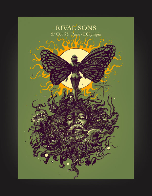RIVAL SONS "Paris at L'Olympia" Poster