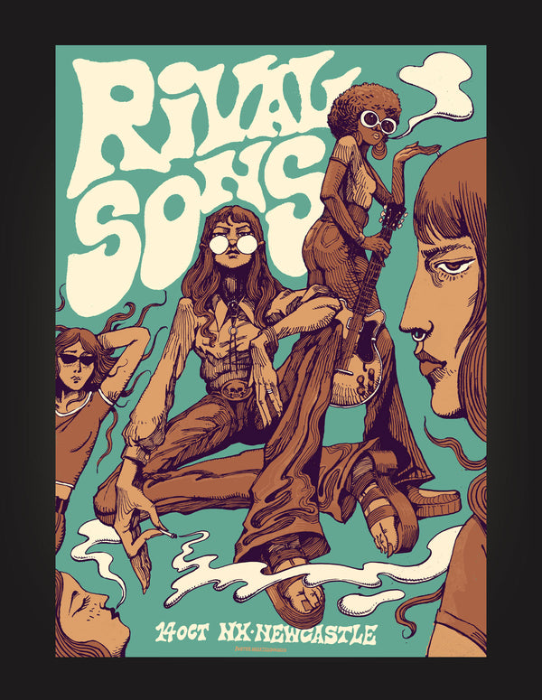 RIVAL SONS "Newcastle at NX" Poster