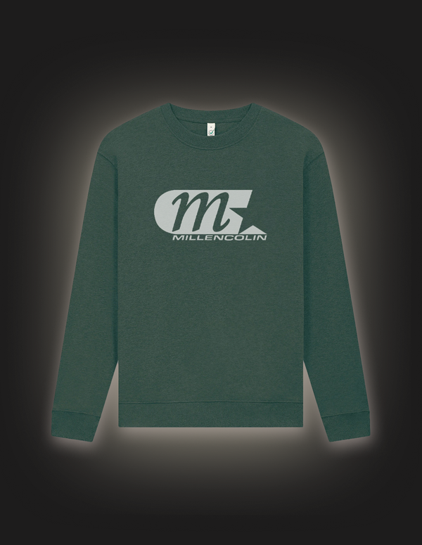 MILLENCOLIN "Classic Logo" Crewneck WASHED GREEN