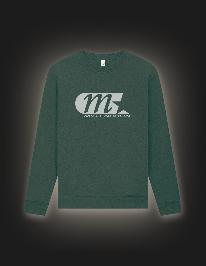 MILLENCOLIN "Classic Logo" Crewneck WASHED GREEN