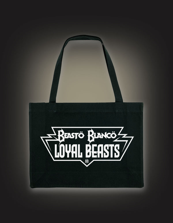 BEASTO BLANCO "Loyal Beasts" Shopping Bag BLACK