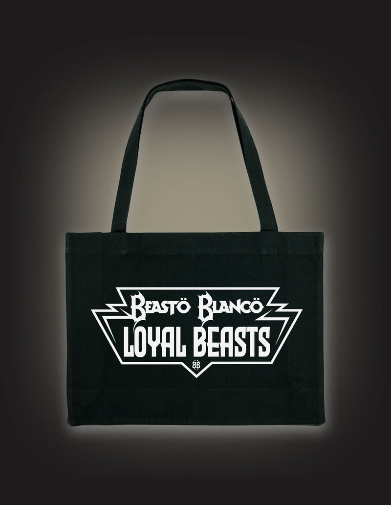 BEASTO BLANCO "Loyal Beasts" Shopping Bag BLACK