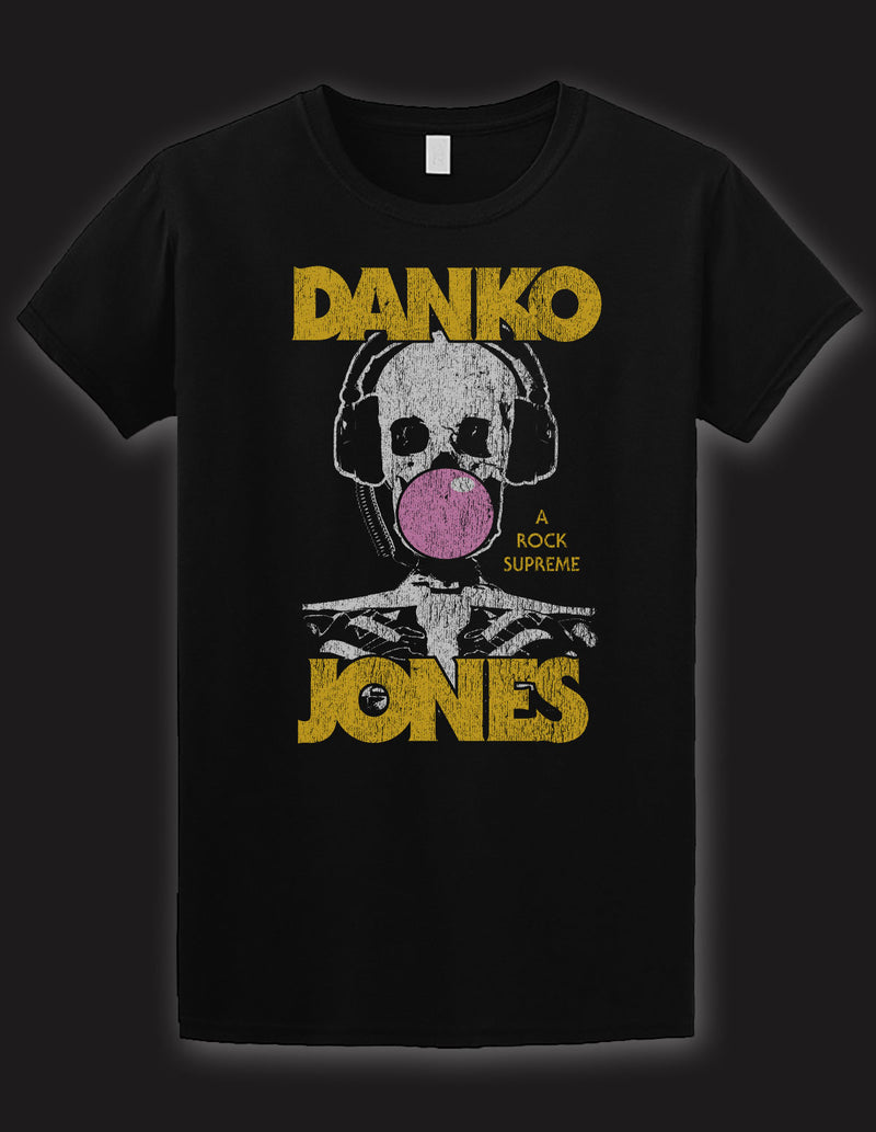 DANKO JONES "Skull Pop" T-Shirt BLACK