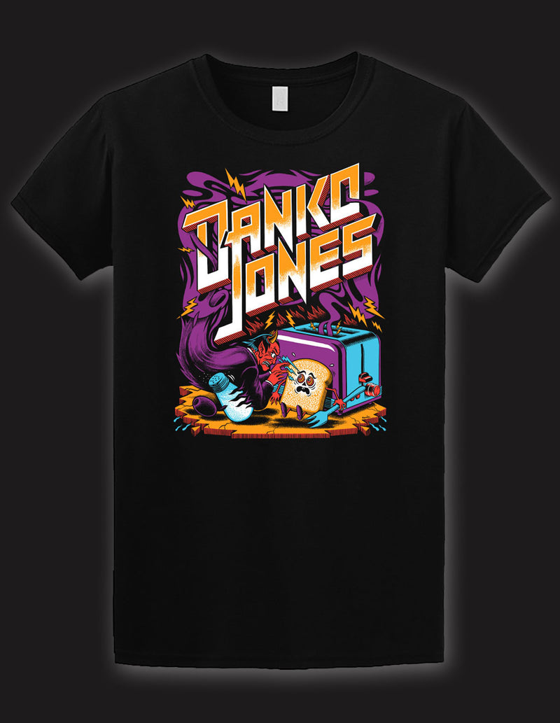 DANKO JONES "Toaster" T-Shirt BLACK