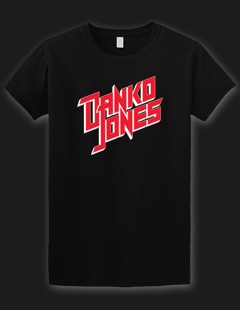 DANKO JONES "Tilted Logo" T-Shirt BLACK