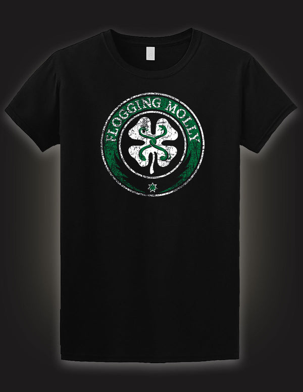 FLOGGING MOLLY "Distressed Classic" T-Shirt BLACK