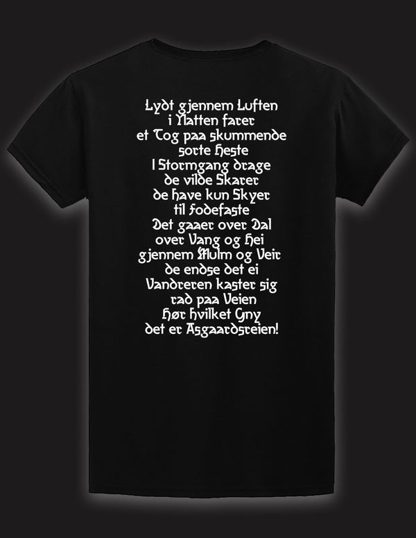 SATYRICON "Oskoreia" T-Shirt BLACK w/ back print
