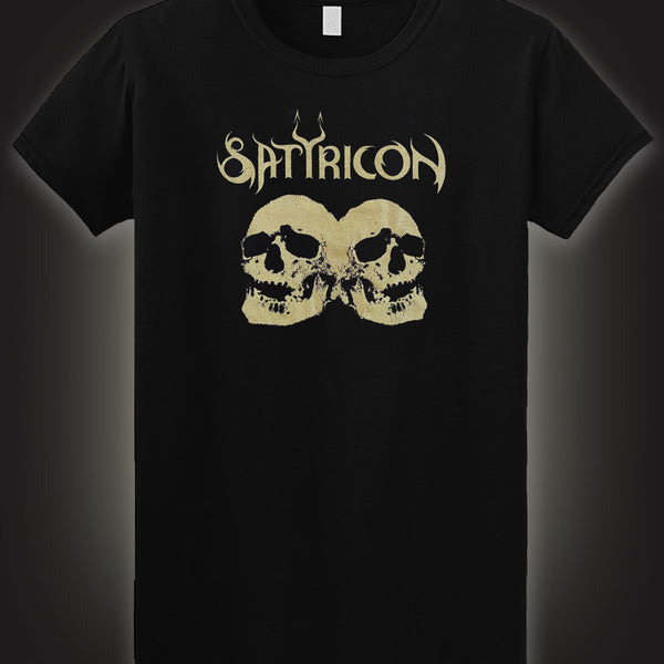 T-SHIRT-SATYRICON-Skulls-gold-