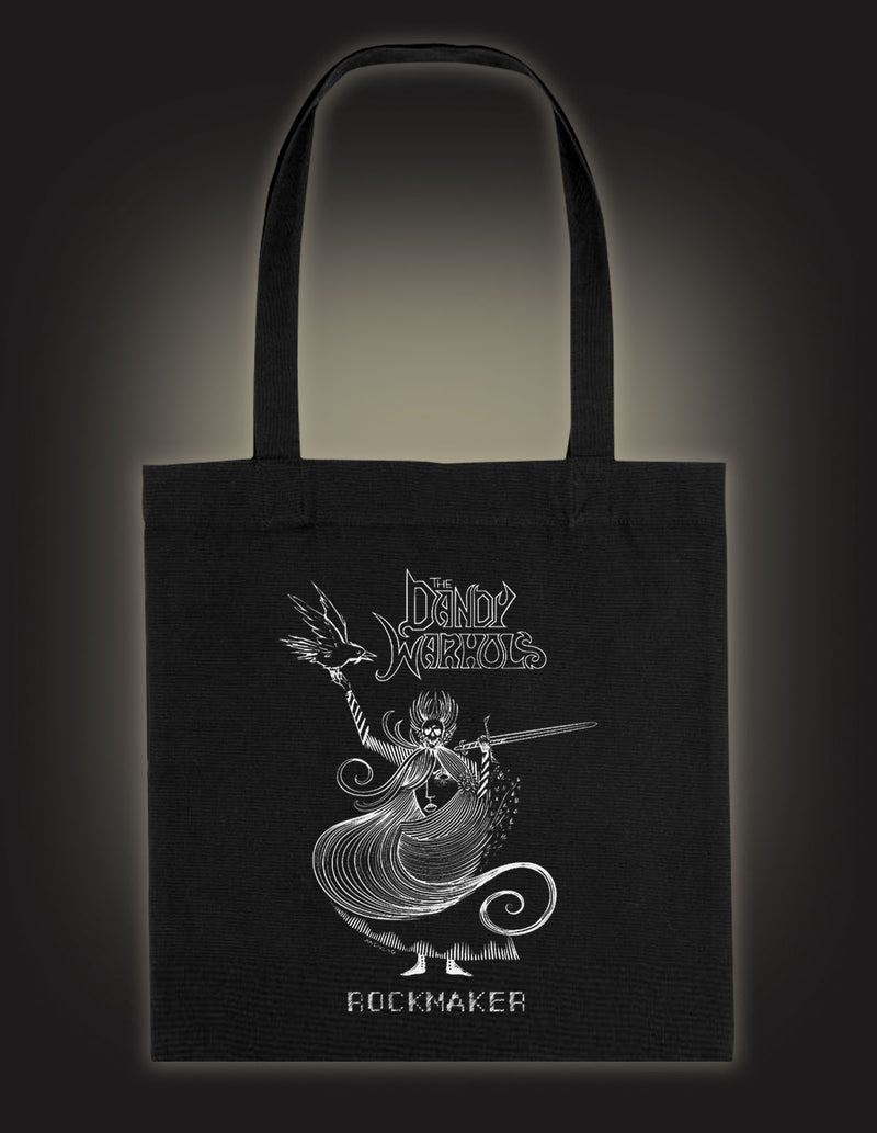 THE DANDY WARHOLS "Rockmaker" Tote Bag BLACK