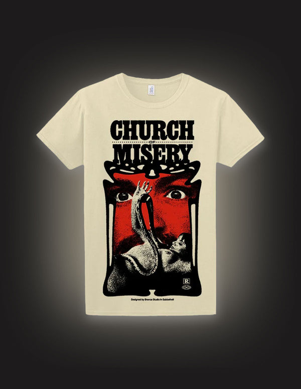 CHURCH OF MISERY Tシャツ 赤 CHURCH OF MISERY 