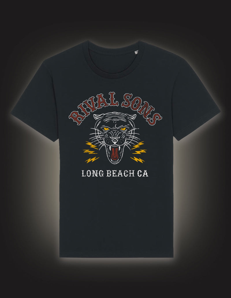 RIVAL SONS "Panther" T-Shirt BLACK