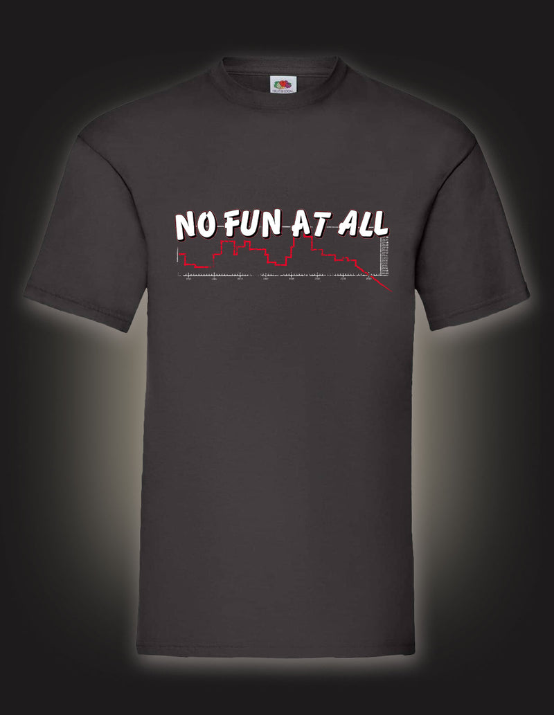 NO FUN AT ALL "So It Sadly Goes" T-Shirt BLACK