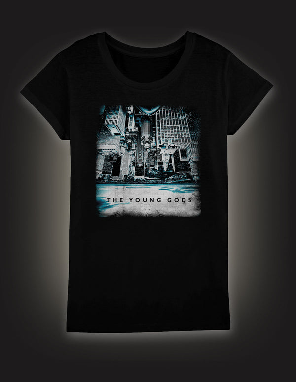 THE YOUNG GODS "Cover Sky" Girl Shirt BLACK